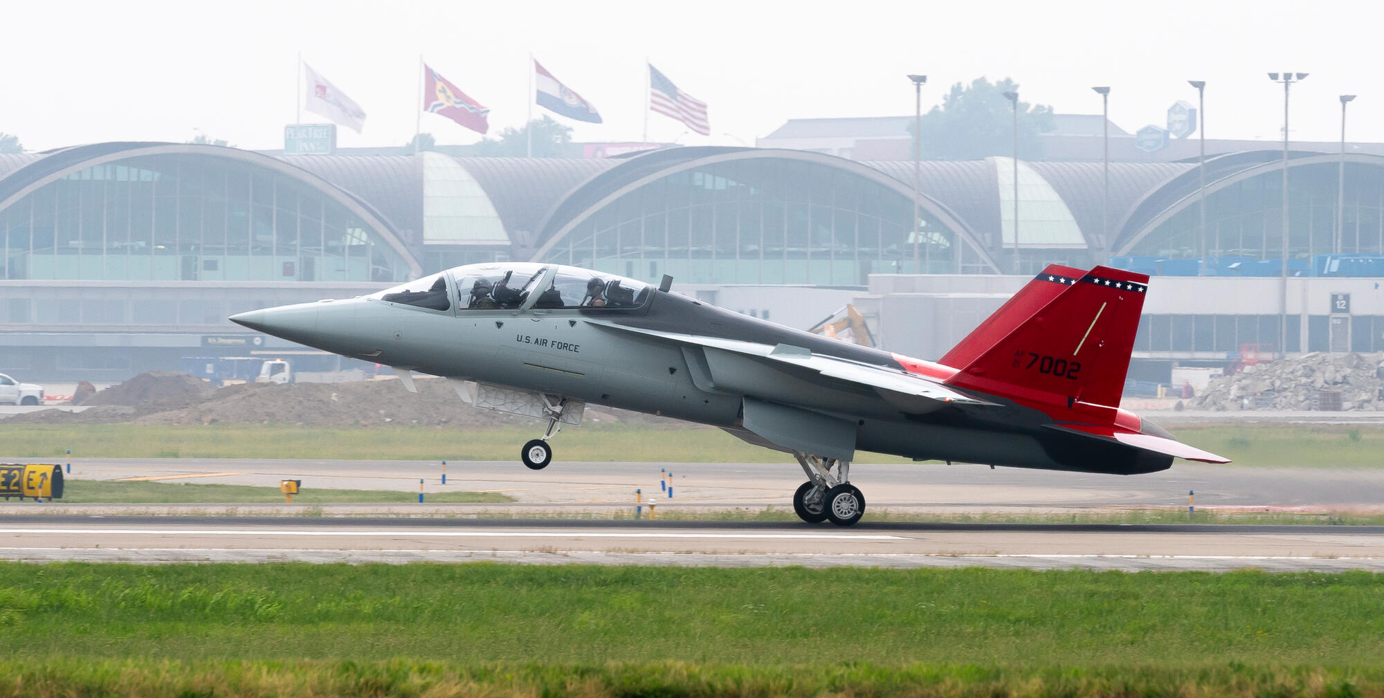 T-7A Red Hawk Engineering and Manufacturing Development First Flight, St. Louis Lambert International Airport - St. Louis, MO. MSF23-030 Series.