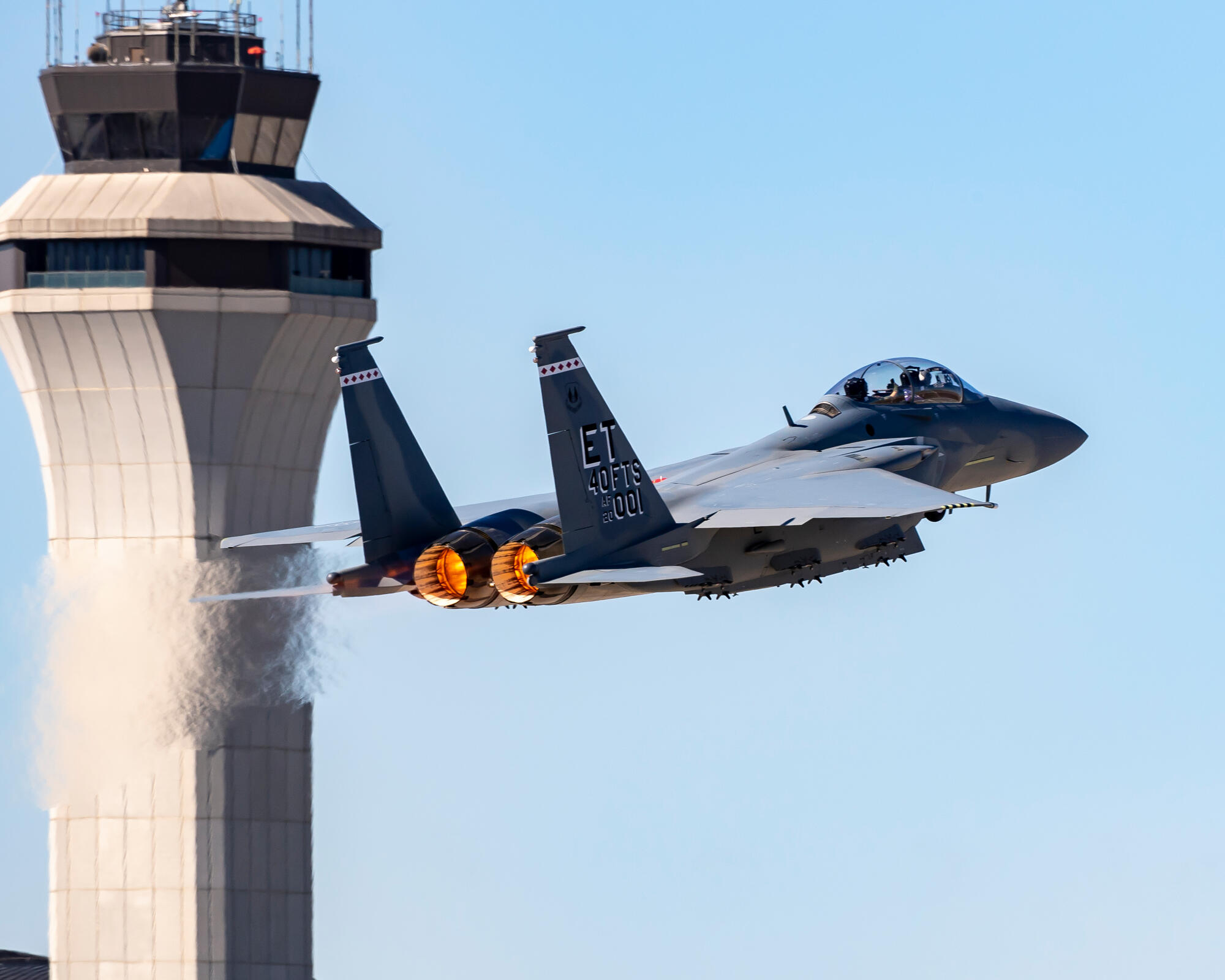 F-15EX "Painted" First Flight from St. Louis Lambert International Airport, St. Louis, MO. MSF21-0004 Series.